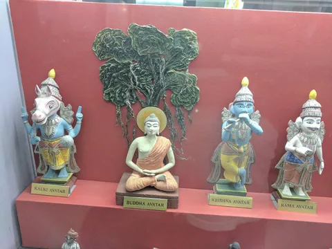 Vishnu Avatar Figurines — hand-made golu doll from The Golu Shop