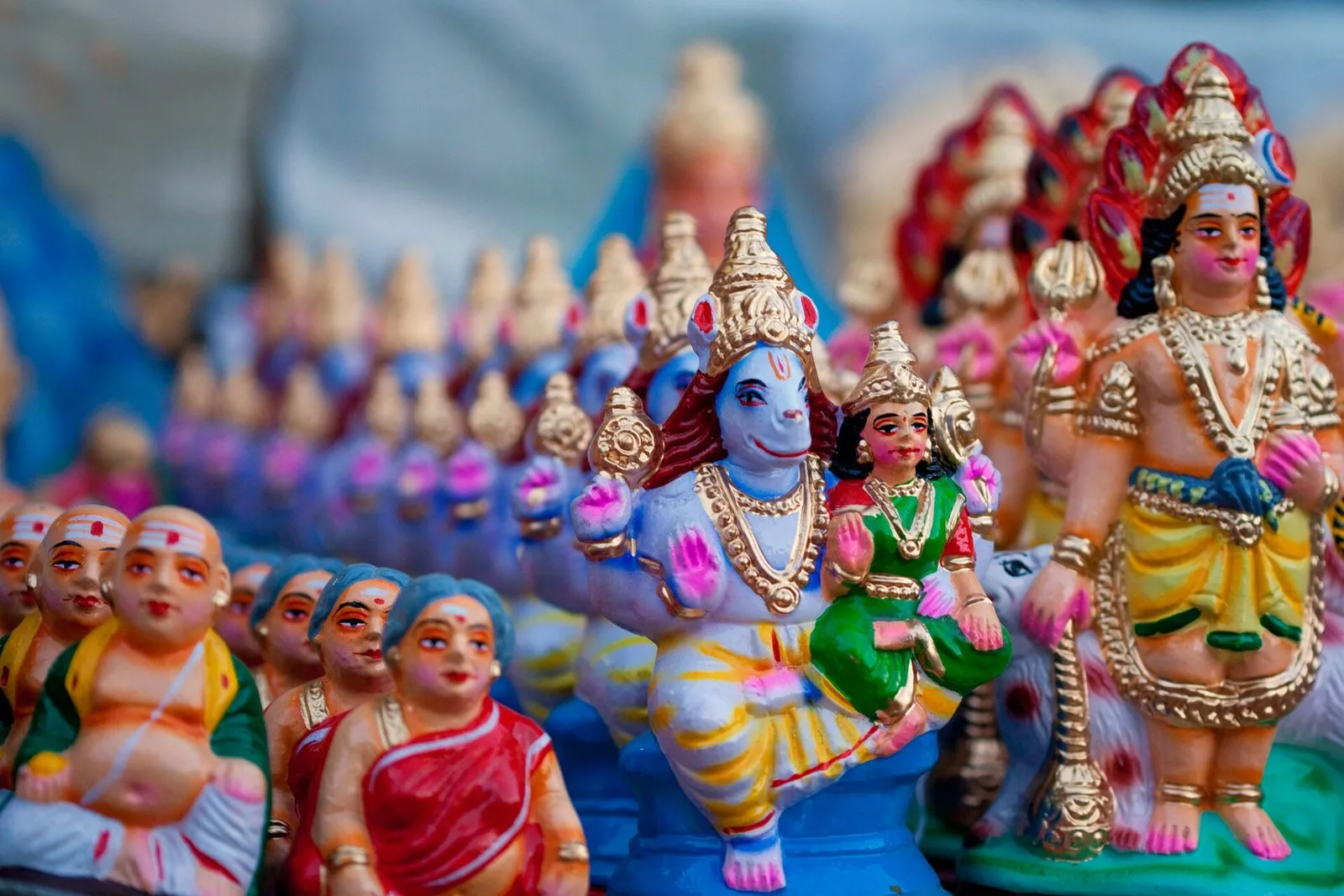 Varaha & Vishnu Avatar Dolls — hand-made golu doll from The Golu Shop
