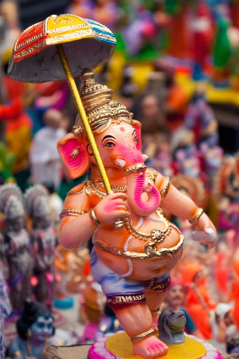 Chatra Ganesha Golu Doll — hand-made golu doll from The Golu Shop