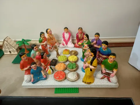 Wedding Feast Golu Set — hand-made golu doll from The Golu Shop