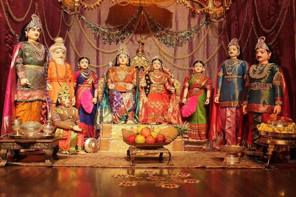 Sita Kalyanam Doll Set — hand-made golu doll from The Golu Shop